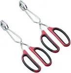 HINMAY Stainless Steel Scissor Tong