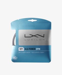 Just Tennis Luxilon ALU Power String Set - All 2024 Styles and Colors (ALU Power Spin 127 - Silver)