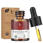 Organic Nail and Cuticle Oil - USA Made Cuticle Oil for Nails - Nail Oil for Damaged Nails - Cuticle Softener for Nails, Cuticle Cream - Jojoba Oil for Nails