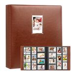 640 Pockets Photo Album for Fujifilm Instax Mini Camera, Polaroid Camera, for Fujifilm Instax Mini 11 12 9 40 Evo Liplay 8 7+ Instant Camera, Photo Album for Polaroid Kodak HP Zink 2x3" Photo (Brown)