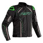 RST S-1 CE Mens Green Textile Motorcycle Jacket 46