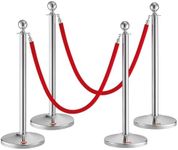 VEVOR Stanchion Post with Velvet Ro