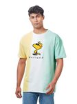 The Souled Store Official Peanuts: Whatever Men Oversized T-Shirts Multicolour