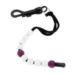 1 Piece Golf Beads Score Counter with Clip (Purple), Golf Stroke Score Count Keeper Putting Score Counter for Referee Caddy Golfer