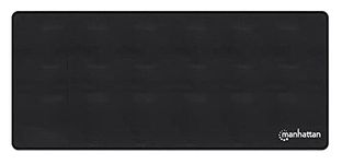 Manhattan XXL Gaming Mousepad Smooth Top Surface Mat, Micro-textured surface for ultra-high precision with optical and laser mice (800x350x3mm), Non Slip Rubber Base, Water Resistant, Stitched Edges