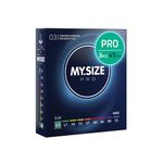 MY.SIZE PRO Condom Size 0, 45 mm, Tight Fit, 3 Condoms - Perfect fit and a Suitable Size for Everybody