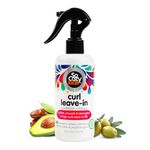 SoCozy Boing Curl Leave-In Conditioner - Detangles and Restores Curls While Infusing Them with Moisture for Shiny, Soft Curls - Sweet Pea Scent, 8 Fluid Ounces