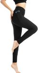 Women Scrunch Booty Leggings High Waist Butt Lift Yoga PantsTIK Tok TightsBubble TexturedTummy Control High Waist Yoga Leggings Gym Wear for Perfect Curves with Pocket (in, Alpha, S, Black)