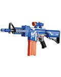 KIDS TOY BLAZE STORM M4 ASSAULT RIFLE ELECTRONIC PLASTIC FOAM DART PLAY TOY GUN