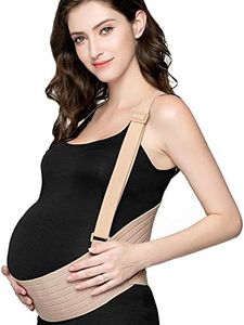 SUI SONG Maternity Belt,Maternity Belly Band for Pregnancy,Abdomen Support Belly Band Back Support When Pregnant,Fully Adjustable Throughout Pregnancy (L)（35-43 in）