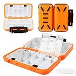 REAWOW 16 Compartment Waterproof Portable Fishing Tackle Box Storage And Set Plastic Small-Lure-Case Fishing-Accessories Boxes Storage Containers Double-sided