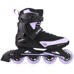 COSMOID Move Inline Skate for Adult - Performance Roller Skates Blades for Women and Men, Indoor Outdoor and Fitness Black&Purple