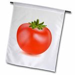 3dRose fl_158639_1 A Tomato Graphic Garden Flag, 12 by 18-Inch