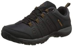 Columbia Woodburn 2 Low Rise Hiking Shoes for Men, Black (Black/Goldenrod), 8.5 UK