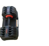 Adjustable Dumbbells 2 x 25kg Pair Set, BLACK, 50X28X32 CM