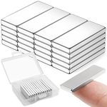 FINDMAG Strong Neodymium Magnets Bar, Fridge Magnets Bar, Whiteboard Magnets, Rare Earth Magnets, Small Strong Magnets for Crafts Kitchen DIY Tool Office Locker Iron Shelf (20 Pack 30 x 10 x 3 mm)