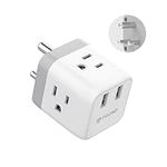 TROND India to US Plug Adapter - US