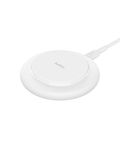 Belkin Magnetic Wireless Charging Pad 15W - MagSafe-Compatible Qi2-Certified Wireless iPhone Charger for Apple iPhone 16, 15, 14 Series, AirPods w/Non-Slip Base, Power Supply Included - White