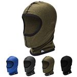 meteor Warm Breathable Balaclava Mens Womens Ladies Windproof Face Mask Motorcycle Helmet Cycling Skiing Winter Sports Unisex Men Women Colors All Year Motorbike Ski Outdoor Thermal (M/L, Khaki)