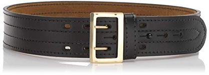 BIANCHI Safariland 87 Duty Belt Plain Black, Chrome Buckle, Size 36