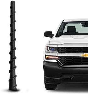 Jamscar Short Truck Antenna Compatible for Chevy Silverado 1500 2500 3500/ GMC Sierra 1500 2500 3500HD 1999-2024, Flexible Pickup Radio Antenna Accessories Replacement, for Optimized AM FM Reception