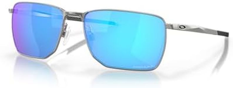 Oakley Men UV Protected Blue Lens Rectangle Sunglasses - 0OO414241420458