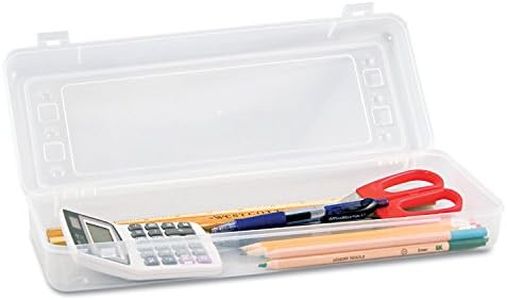 ADVANTUS Stretch Art Box Storage Case, Single, Clear