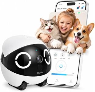 ROLA Mini 2K Pet Camera Robot, Two-Way Talk, Night Vision, Indoor Movable