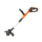 BLACK+DECKER Grass String Trimmer, 18V, Cordless, 28cm Cutting Width with Automatic Single line Feed, 18V Battery is not Included, STC1820PC-XJ