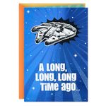 Hallmark Star Wars Funny Birthday Card with Sound (Long, Long, Long Time Ago)