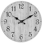 HYLANDA Wall Clock, Rustic Wall Clo