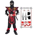 SATKULL Ninja Costume for Boys&Girl
