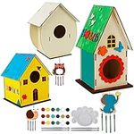Lifynste 3 Pack Bird Houses for Out