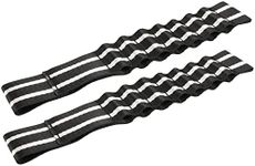 VOFONO 2PCS Adjustable Nylon Door Strap Fit for Jeep Wrangler TJ JK JL CJ JKU YJ Replacement Door Straps Updated Heavy Duty Door Limiting Check Strap,Black and White