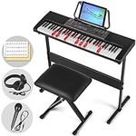 MUSTAR Piano Keyboard with Lighted 