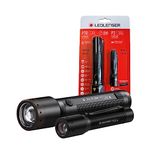 Ledlenser P7R Core Rechargeable & P3 Core AAA LED LED Torch, Water Resistant (IP68), Super Bright 1400 Lumens, Powerful Searchlight Torch, Dog Walking, Hiking & Camping Equipment, Up to 90h Run Time