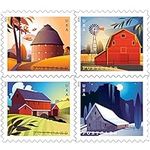 Barn Postcard Forever Postage Stamp