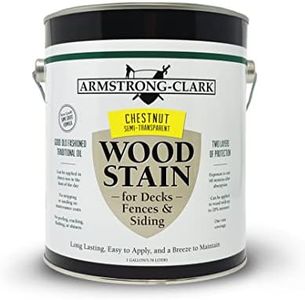 Armstrong Clark Deck and Wood Stain (1 Gallons, Chestnut Semi-Transparent)