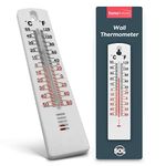 2pk Wall Thermometer Room Temperature | Indoor Thermometer Room Thermometer Indoor Outdoor Thermometer For The Garden Thermometer Outdoor | Greenhouse Thermometer Room Temperature Thermometer