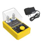 VKALTUL Spark Plug Tester SPT101,Ignition Spark Tester with Adjustable 2 Hole, 1000-6000rpm, High Efficiency,Protective Cover,Plug and Play for Automotive Car (Yellow)