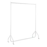 Shopfitting Warehouse Extra Height Heavy Duty Clothes Rail Garment Rack Steel White 6ft wide