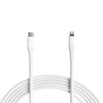 Amazon Basics USB 2.0 Type-C to Lightning Cable (MFi Certified), 3 m, White