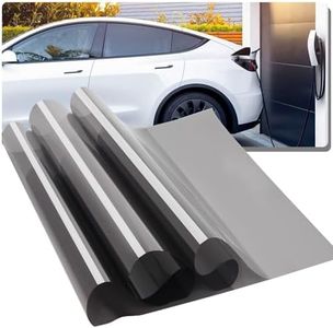 35% Nano Ceramic Car Window Tint for New Energy, 85% IR Heat Sun Blocking 99% UV Protection, Signal Friendly One Way Privacy Window Film, HD Anti Glare Durable Adhesive Film, Easy Install, 20in x 10ft