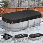 QH.HOME Winter Oval Pool Cover for
