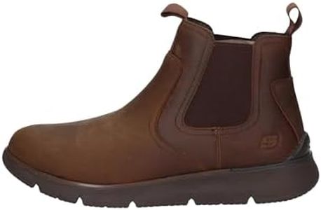 Skechers Botas para Hombre-augustino, Cortas al Tobillo, marrón Oscuro, 43 EU