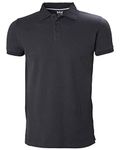 Helly Hansen Mens Crew Polo, L, Navy