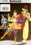 OOP Butterick Costume Pattern 3598. Mens & Misses Szs XS,S,M Dancing or Ballet Costumes