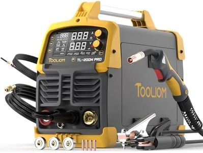 TOOLIOM 200A MIG-Schweißgerät 4-in-1 MIG/Flux-MIG/Lift-WIG/Stabschweißgerät 230V Aluminium-Schweißgerät mit kompatibel mit Spulenpistole