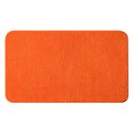 MIULEE Bath Mats Non Slip Bathroom Mats Shower Mat Absorbent Bathroom Rug Large Rug Door Mat Inside Kitchen Rugs Carpet Mat for Bathroom Bedroom Kitchen Entrance 60x90 cm Orange