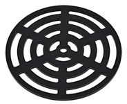 11.5" inch Round Circular Solid Metal Steel Gully Grid Heavy Duty Drain Cover Grate Like cast Iron, Stronger